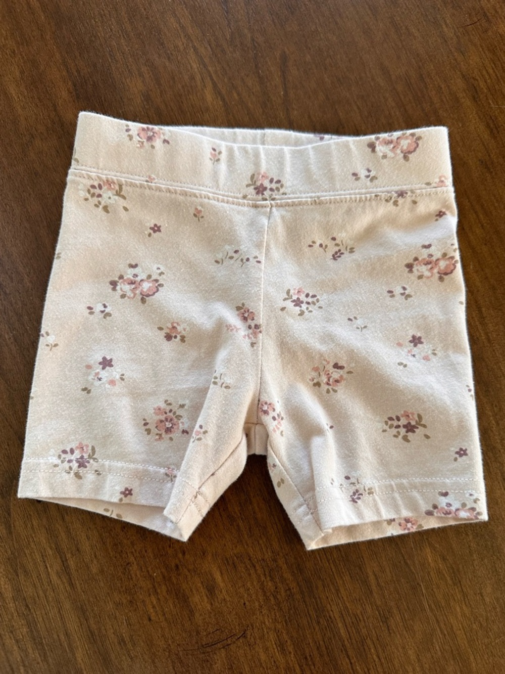 Jamie Kay Light Pink Floral Bike Shorts